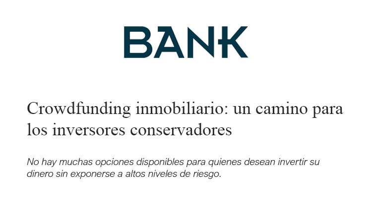 Swift Partner in Bank Magazine - "Real estate crowdfunding: a way to go for conservative investors"