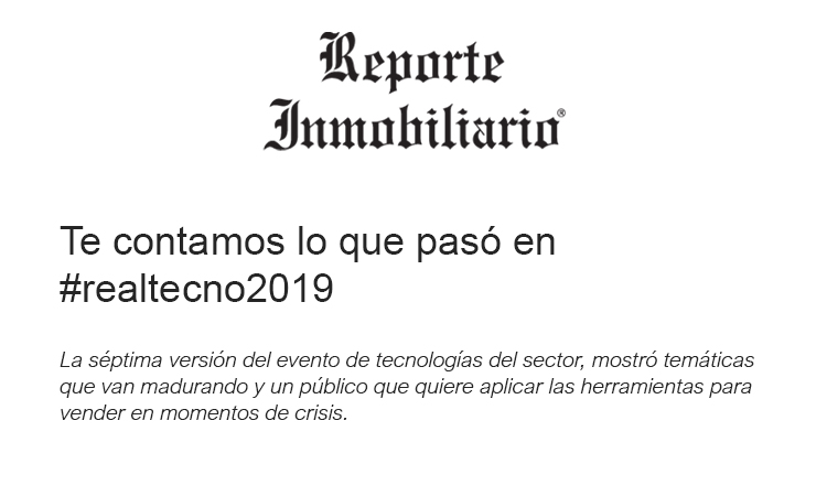 Sofia Gancedo was a speaker at #Realtecno2019