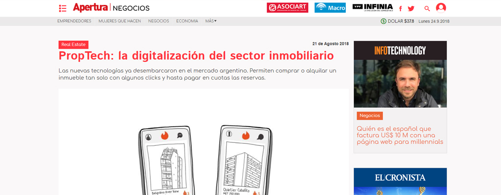 PropTech: la digitalización del sector inmobiliario - Apertura
