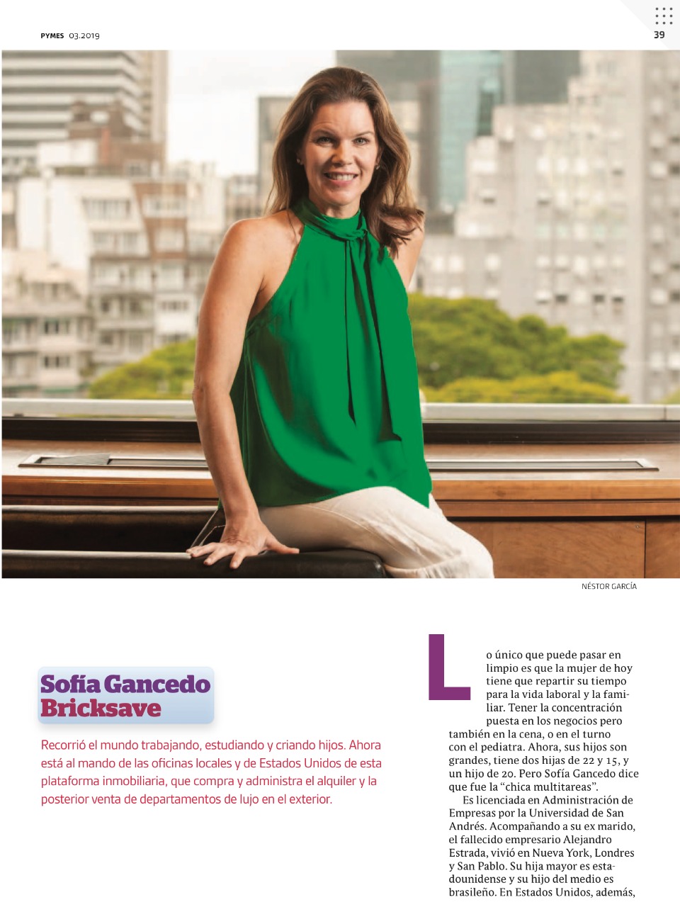 COO de Swift Partner, Sofia Gancedo, destaque em Pymes de Clarin